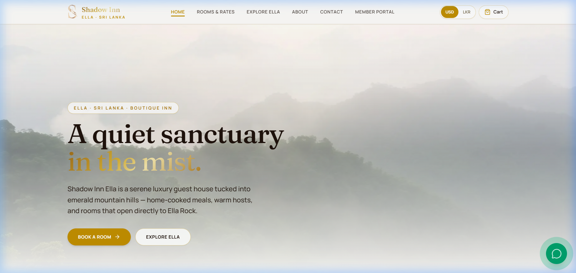 Shadow Inn Ella — Luxury Mountain Guest House