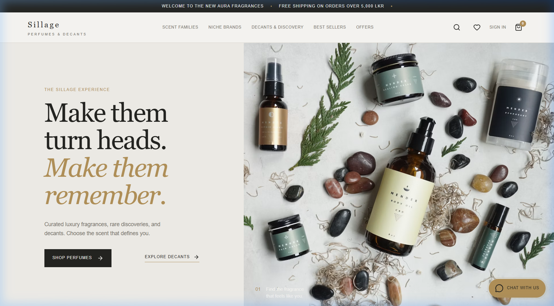 Sillage Perfumes & Decants