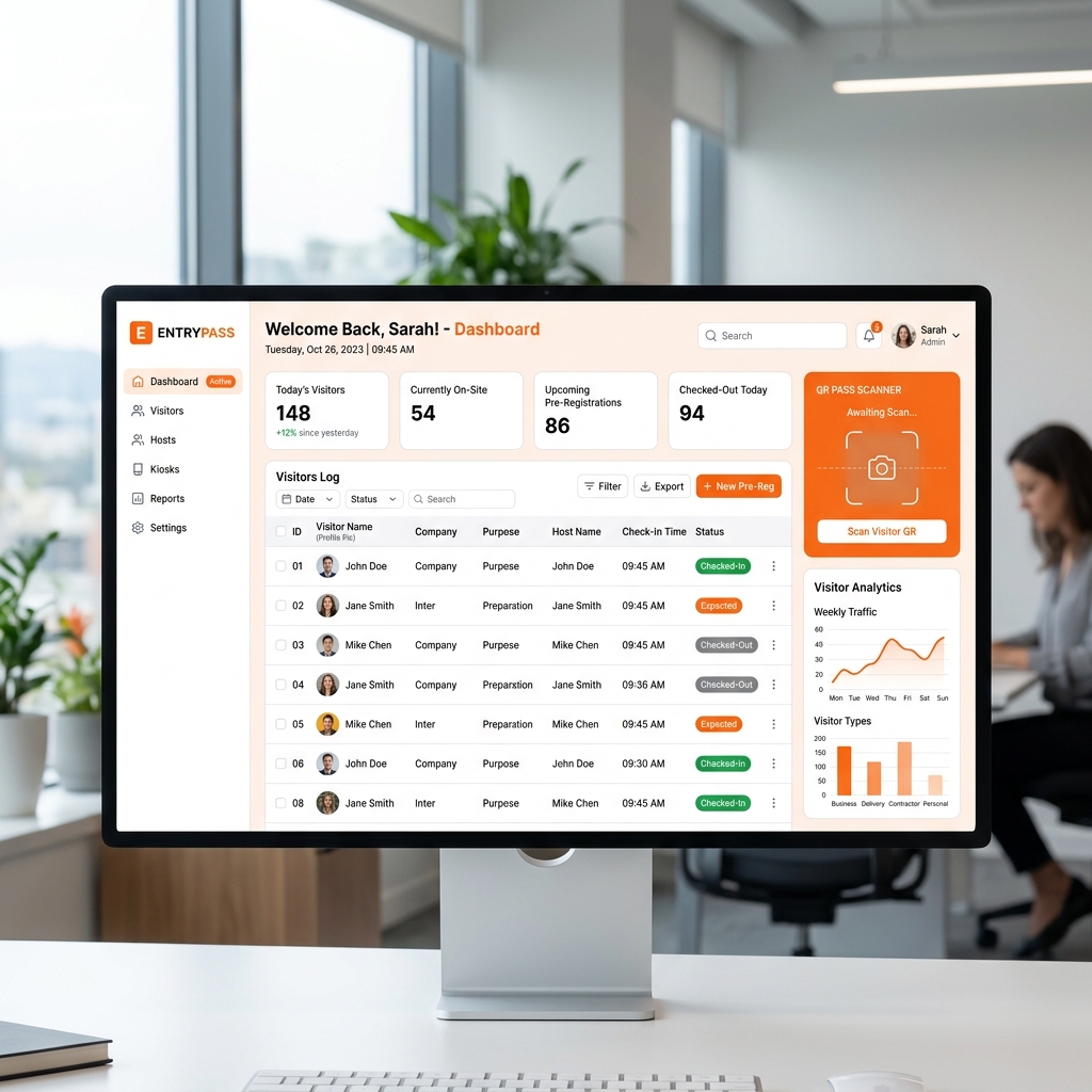OmniPass — Enterprise Visitor & Security Gatekeeper